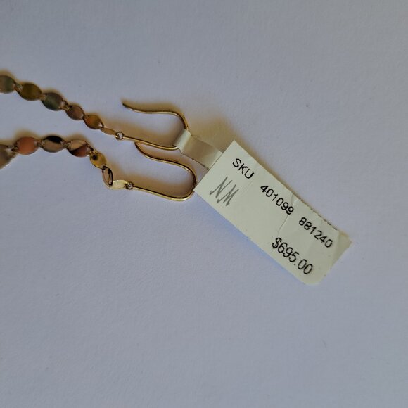 Lana 14 kt Gold Chain Drop Earrings - Picture 3 of 4